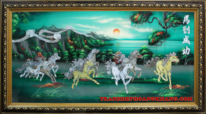 TRANH SƠN MÀI MÃ ĐÁO THÀNH CÔNG